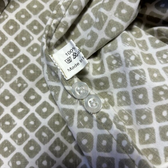 Manaloa Mens Aloha Pullover Hawaiian Short Sleeve Shirt 3XL Tan ‘UPENA - Picture 8 of 15